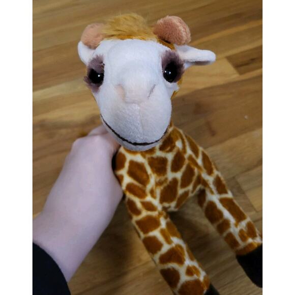 Toys R Us Geoffrey Giraffe Plush 16” Laying Down 2011 Brown Hooves TRU Exclusive - Picture 6 of 10
